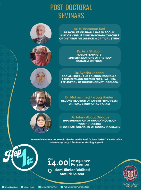 Doktora Sonrası Seminerleri