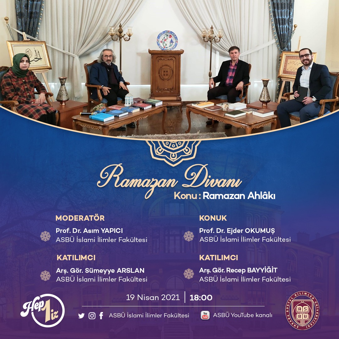 Ramazan Divanı 7 - Prof. Dr. Ejder OKUMUŞ - Ramazan Ahlakı